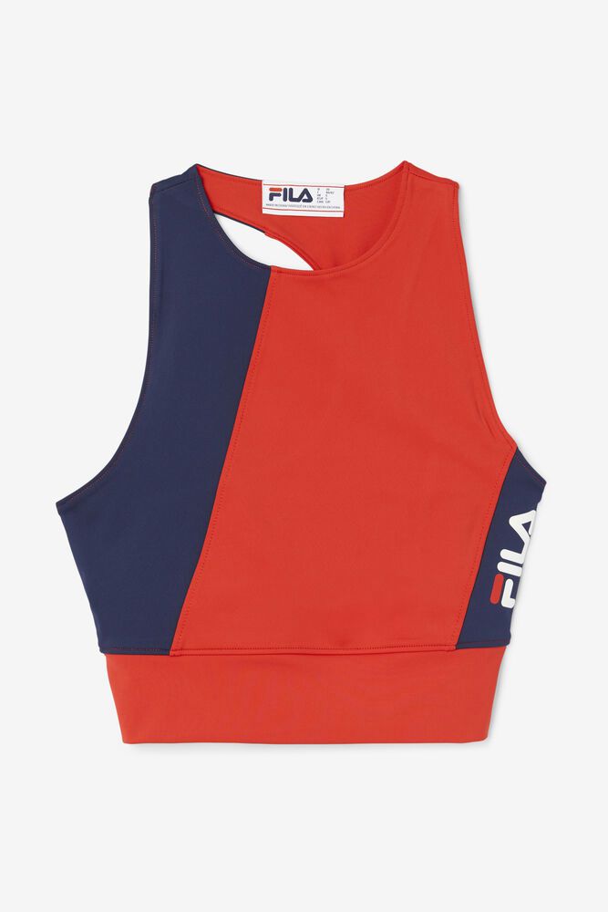 Fila Millie Red Tank Top Womens - NZ 60753-KEMN